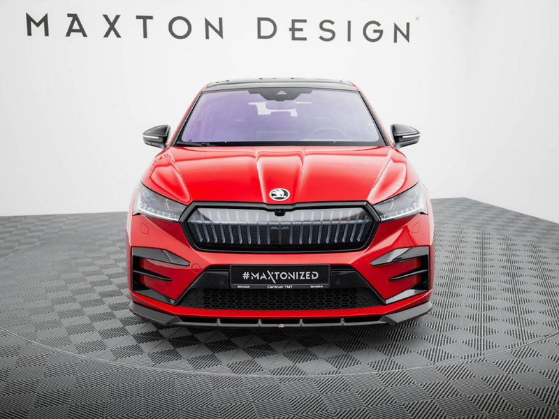 Maxton Design - FRONT SPLITTER SKODA ENYAQ COUPE IV