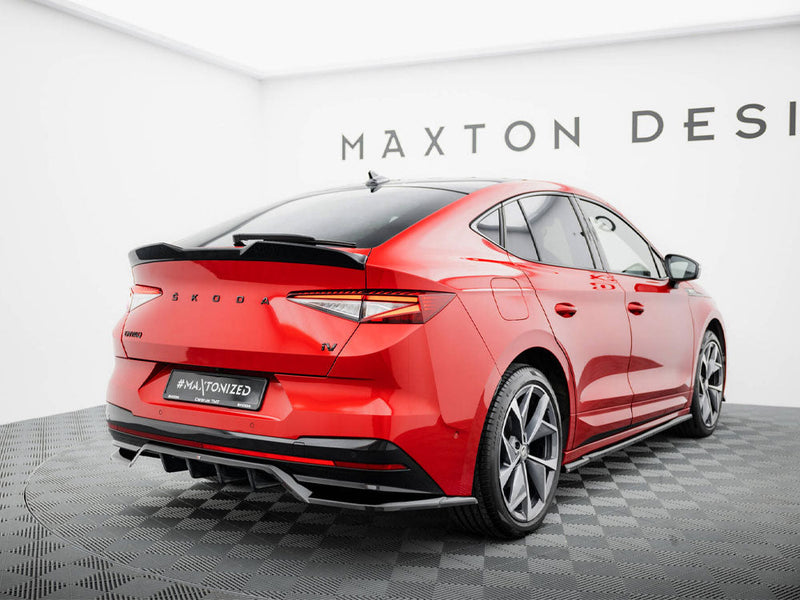 Maxton Design - REAR SPLITTER (VERTICAL BARS) SKODA ENYAQ COUPE IV