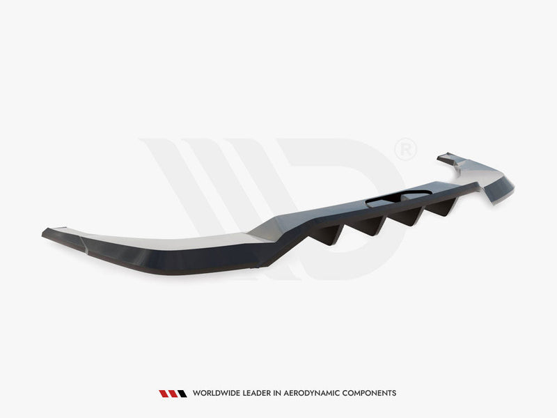 Maxton Design - REAR SPLITTER (VERTICAL BARS) SKODA ENYAQ COUPE IV
