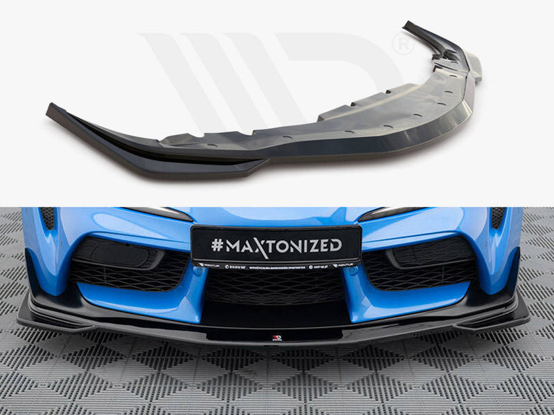 Maxton Design - FRONT SPLITTER V.1 TOYOTA SUPRA MK5 (2019-)
