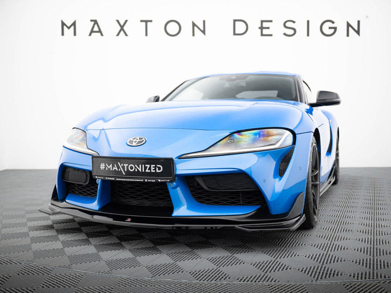 Maxton Design - FRONT SPLITTER V.1 TOYOTA SUPRA MK5 (2019-)