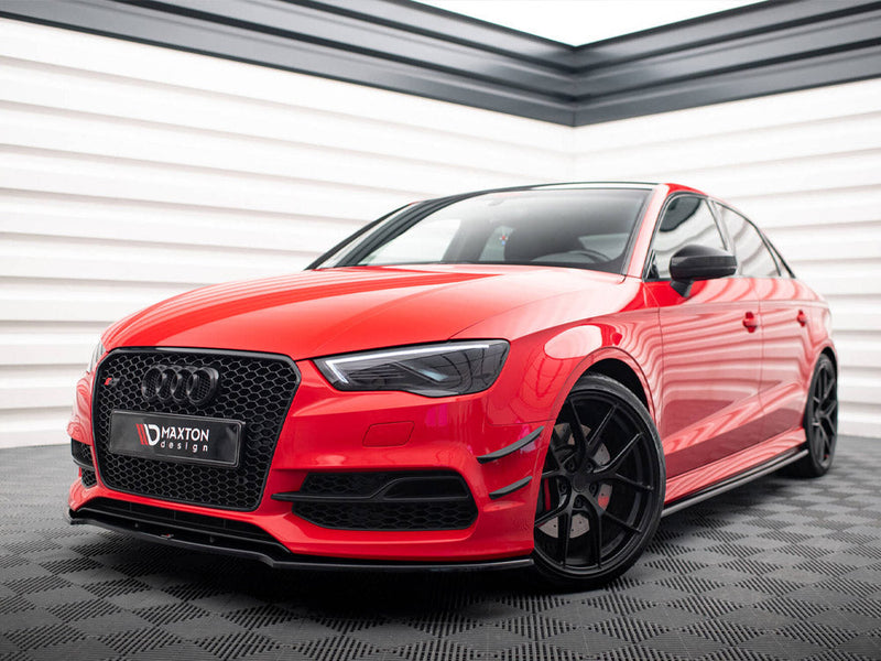 Maxton Design - Front Bumper Wings (Canards) Audi S3 / A3 S-Line 8V Sedan / Cabrio