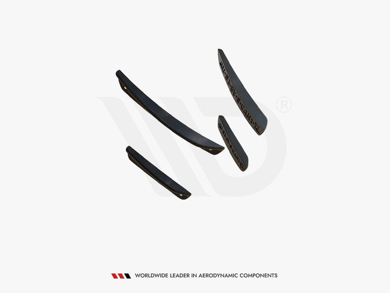 Maxton Design - Front Bumper Wings (Canards) Audi S3 / A3 S-Line 8V Sedan / Cabrio