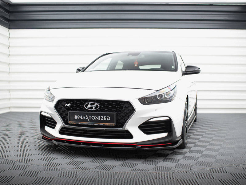 Maxton Design - FRONT SPLITTER V.4 HYUNDAI I30 N MK3 HATCHBACK/ FASTBACK (2017-)