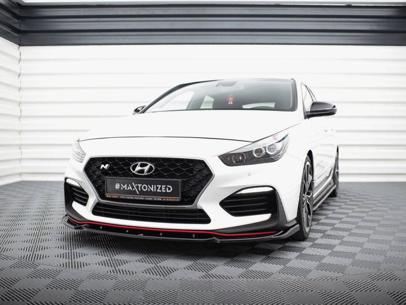 Maxton Design - FRONT SPLITTER V.5 HYUNDAI I30 N MK3 HATCHBACK/ FASTBACK (2017-)