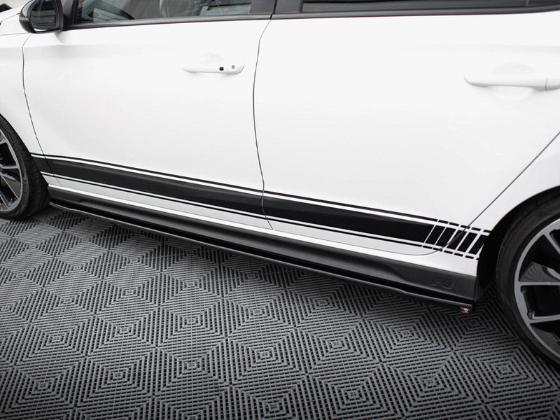 Maxton Design - Side Skirt Diffusers V.4 Hyundai I30 N / N-Line Hatchback / Fastback Mk3 / Mk3 Facelift