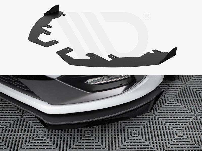 Maxton Design - FRONT FLAPS FORD FIESTA MK8/8.5 ST / ST-LINE