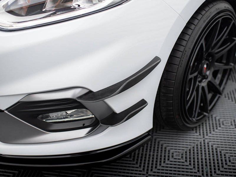 Maxton Design -Front Bumper Wings (Canards) V.2 Ford Fiesta Mk8 ST / ST-Line