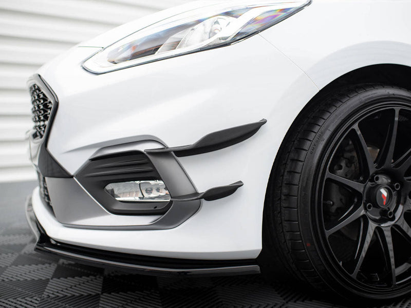 Maxton Design -Front Bumper Wings (Canards) V.2 Ford Fiesta Mk8 ST / ST-Line