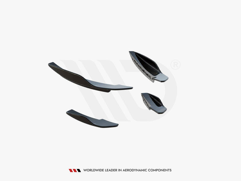 Maxton Design -Front Bumper Wings (Canards) V.2 Ford Fiesta Mk8 ST / ST-Line