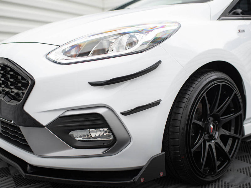 Maxton Design - Front Bumper Wings (Canards) V.3 Ford Fiesta Mk8 ST / ST-Line)