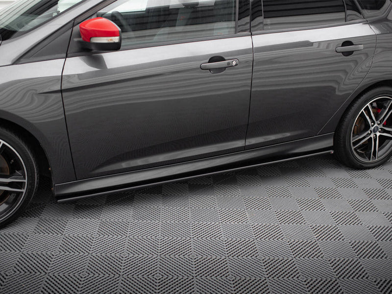 Maxton Design - SIDE SKIRTS DIFFUSERS FORD FOCUS ST / ST-LINE MK3 / MK3 FL HATCHBACK / ESTATE