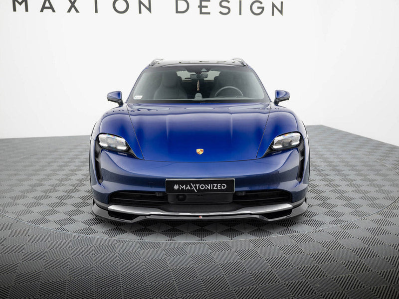 Maxton Design - Front Splitter Porsche Taycan Cross Turismo 4S