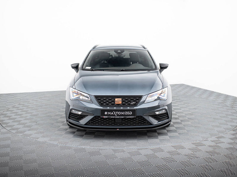 Maxton Design - Front Splitter V.1 Seat Leon Cupra / FR Mk3 FL