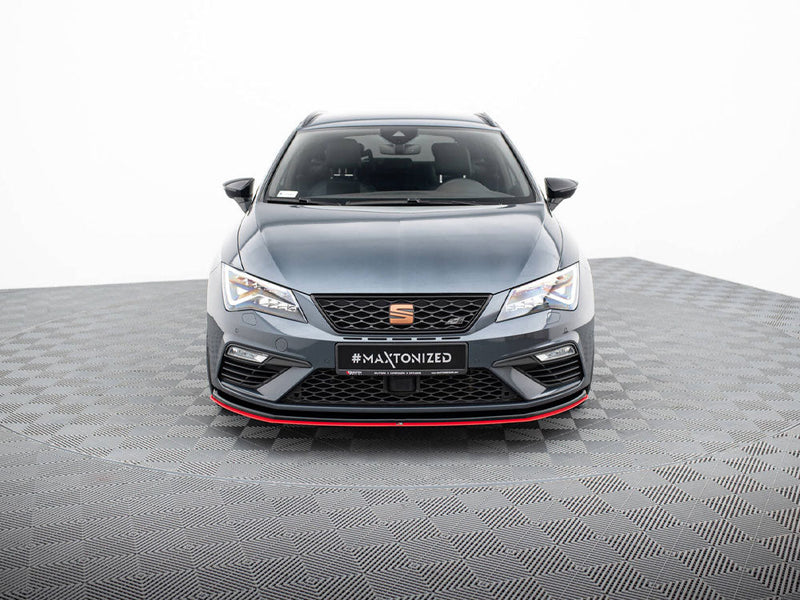 Maxton Design - Front Splitter V.3 Seat Leon Cupra / FR Mk3 FL