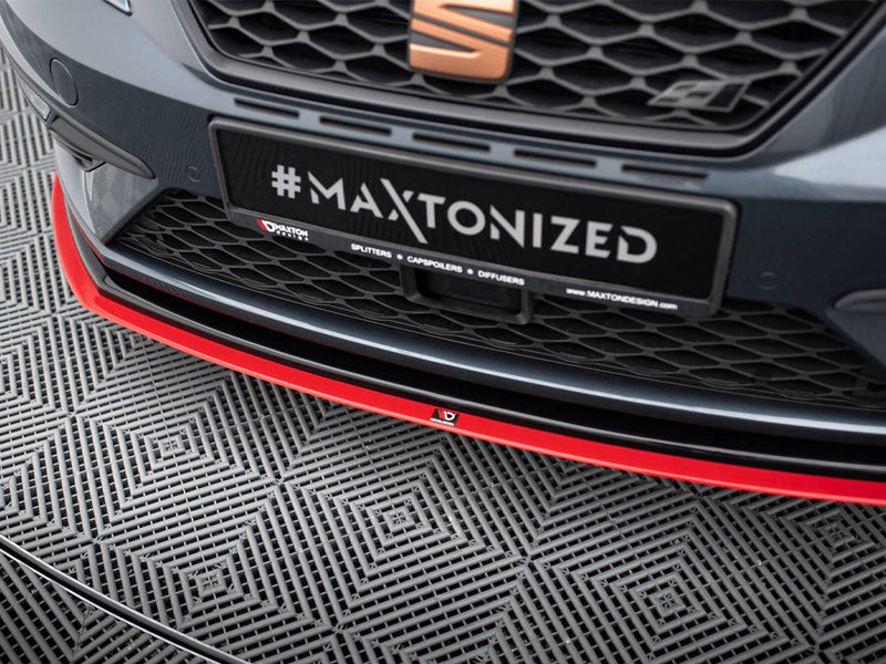 Maxton Design - Front Splitter V.3 Seat Leon Cupra / FR Mk3 FL