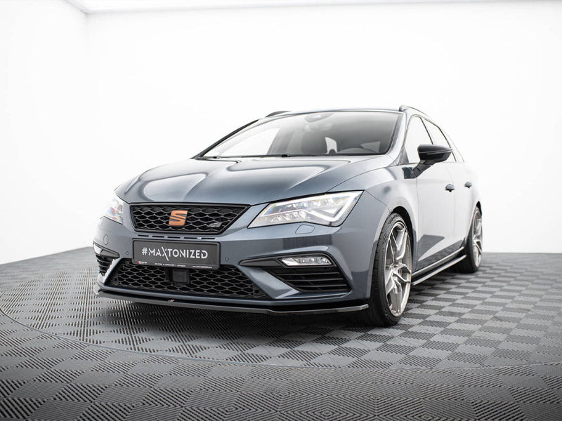 Maxton Design - FRONT SPLITTER V.2 SEAT LEON MK 3.5 CUPRA/FR (2017-2020)