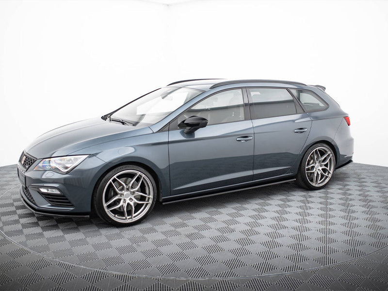 Maxton Design - SIDE SKIRTS DIFFUSERS V.2 SEAT LEON MK 3.5 CUPRA / CUPRA ESTATE
