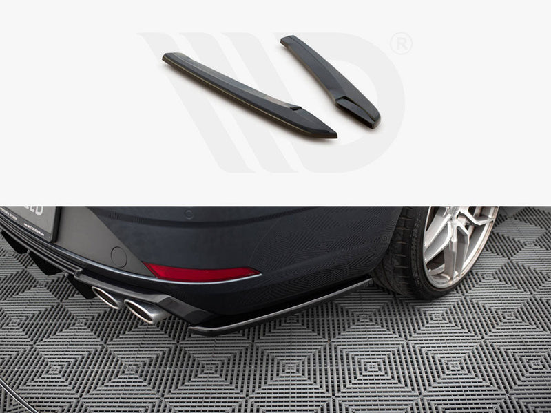 Maxton Design - Rear Side Splitters V.2 Seat Leon Cupra Mk3 FL Sportstourer