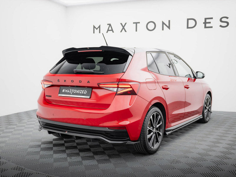 Maxton Design - Rear Splitter (Vertical Bars) Skoda Fabia Monte Carlo Mk4