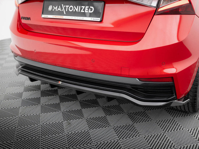 Maxton Design - Rear Splitter (Vertical Bars) Skoda Fabia Monte Carlo Mk4