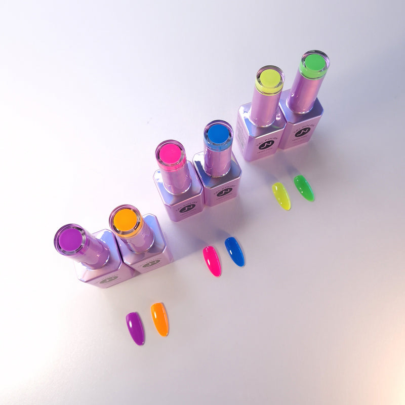 SUMMER Collection of 6 - hema free Gel Polish