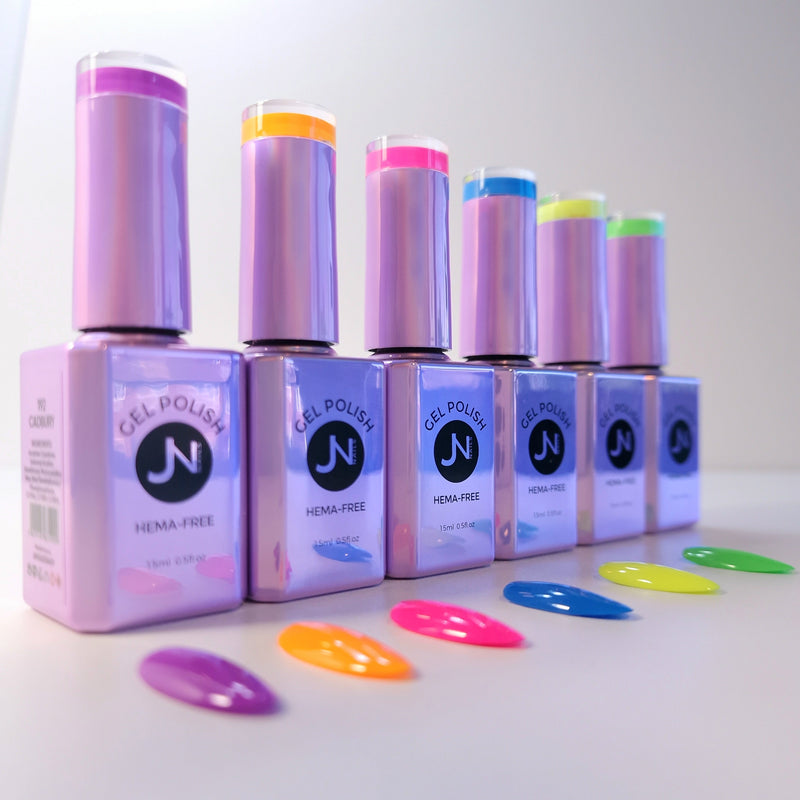 SUMMER Collection of 6 - hema free Gel Polish