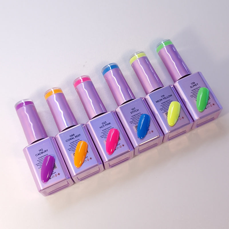 SUMMER Collection of 6 - hema free Gel Polish