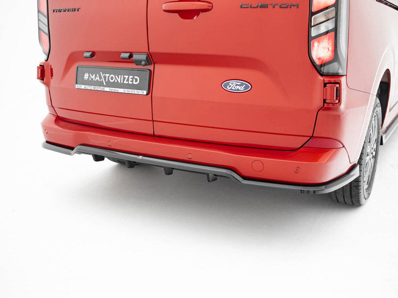 Maxton Design -  Rear Splitter (Vertical Bars) Ford Transit Custom / Tourneo Custom Mk2
