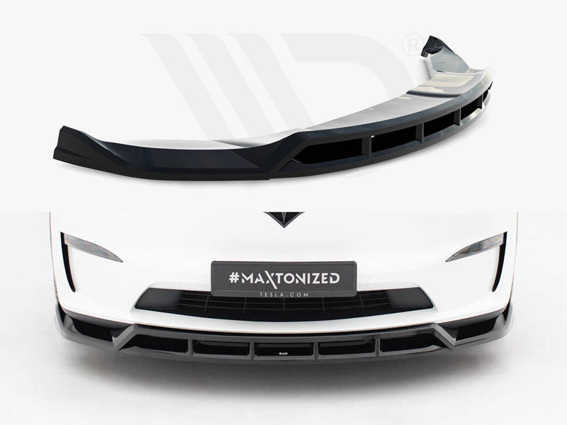 Maxton Design - Front Splitter V.3 Tesla Model X Mk1 Facelift