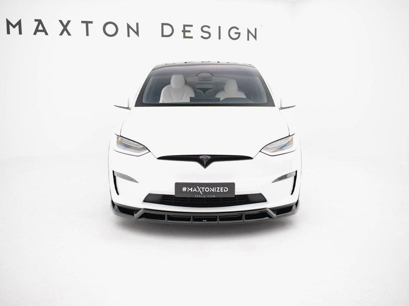 Maxton Design - Front Splitter V.3 Tesla Model X Mk1 Facelift