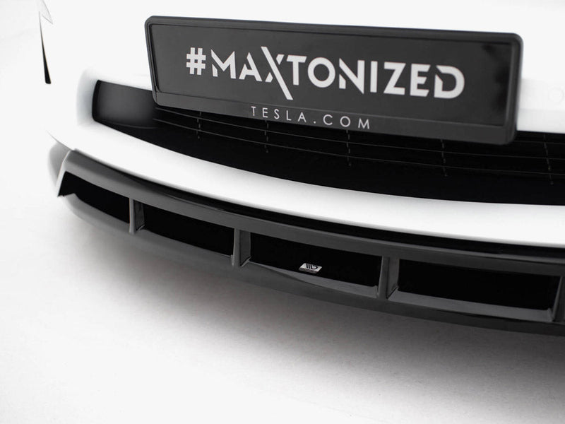 Maxton Design - Front Splitter V.3 Tesla Model X Mk1 Facelift