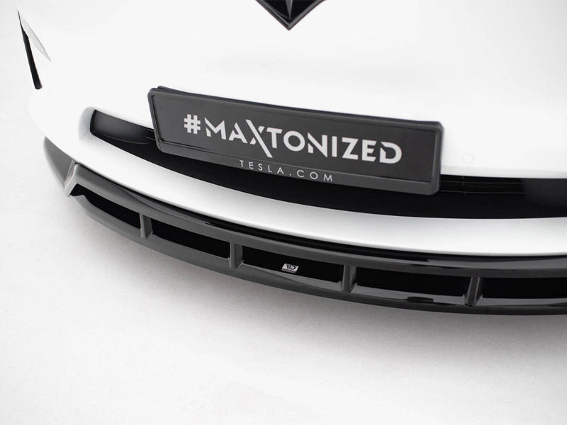 Maxton Design - Front Splitter V.3 Tesla Model X Mk1 Facelift