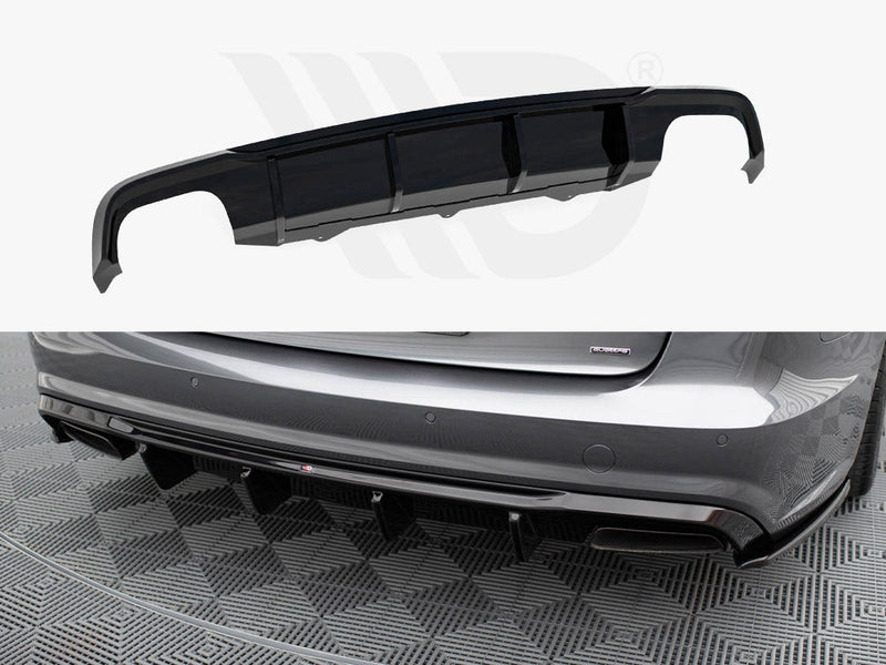 Maxton Design - Rear Valance V.2 Audi A6 / A6 C7 S-Line / S6 C7 Facelift