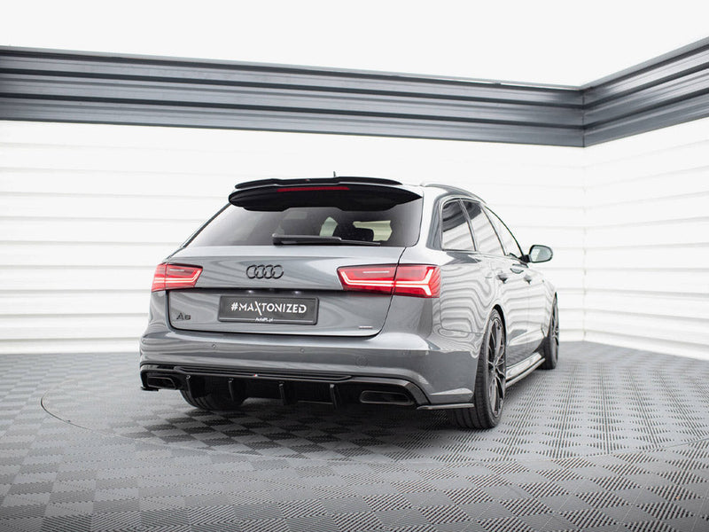 Maxton Design - Rear Valance V.2 Audi A6 / A6 C7 S-Line / S6 C7 Facelift