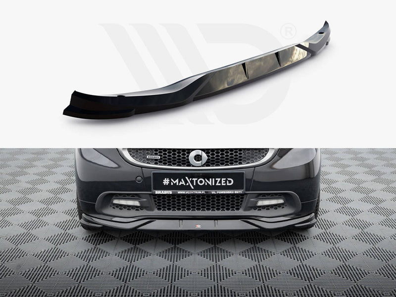 Maxton Design - Front Splitter Brabus Smart Fortwo C451 Facelift
