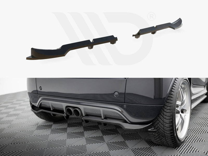 Maxton Design - Rear Splitter (Vertical Bars) Brabus Smart Fortwo C451 Facelift