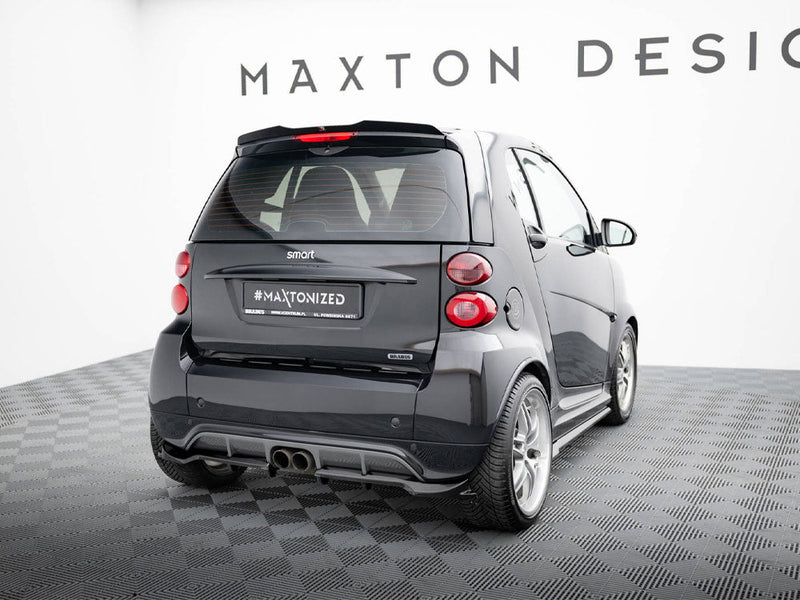 Maxton Design - Rear Splitter (Vertical Bars) Brabus Smart Fortwo C451 Facelift