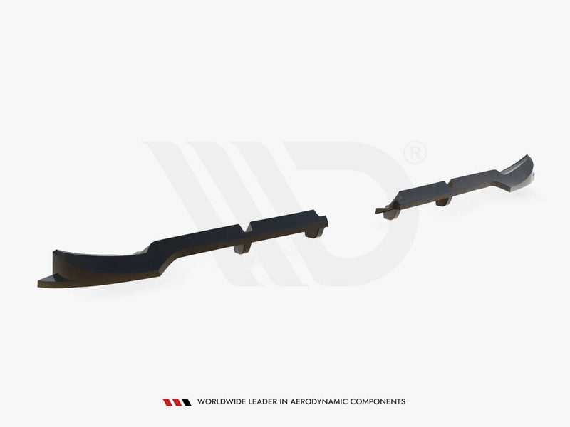 Maxton Design - Rear Splitter (Vertical Bars) Brabus Smart Fortwo C451 Facelift