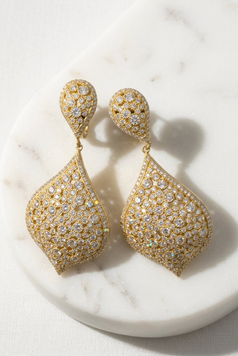 Arabian Nights Earrings Gold