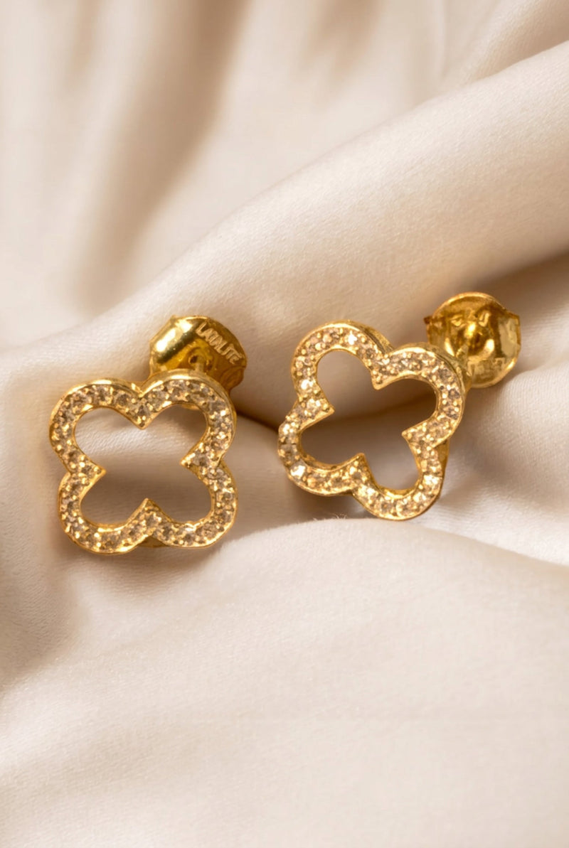 Open Clover Earrings