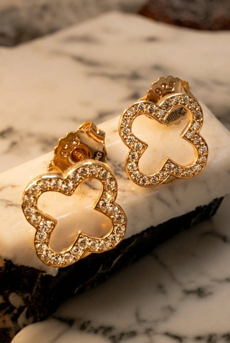 Open Clover Earrings