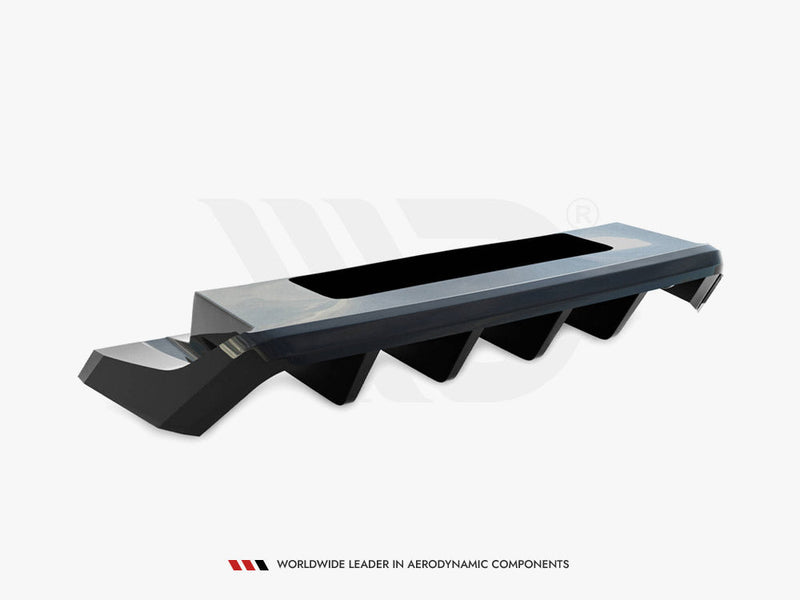 Maxton Design - Central Rear Splitter (Vertical Bars) Volkswagen T-Roc R Mk1