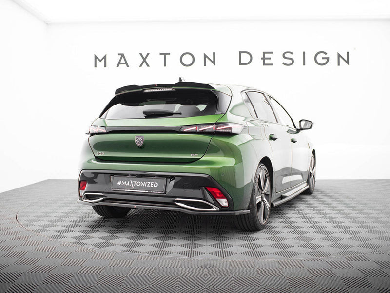Maxton Design - Rear Splitter (Vertical Bars) Peugeot 308 Hatchback Mk3