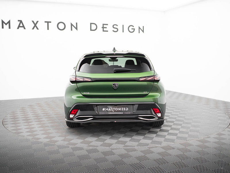 Maxton Design - Rear Splitter (Vertical Bars) Peugeot 308 Hatchback Mk3