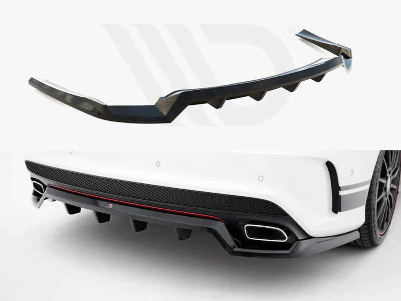 Maxton Design - Rear Splitter (Vertical Bars) Mercedes-Benz CLA AMG-Line C117