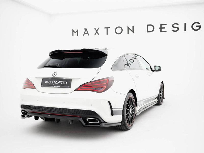 Maxton Design - Rear Splitter (Vertical Bars) Mercedes-Benz CLA AMG-Line C117