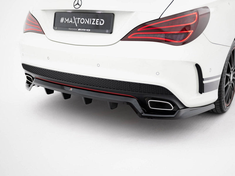 Maxton Design - Rear Splitter (Vertical Bars) Mercedes-Benz CLA AMG-Line C117