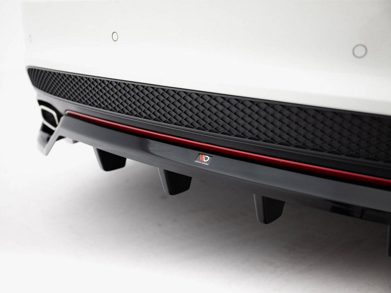 Maxton Design - Rear Splitter (Vertical Bars) Mercedes-Benz CLA AMG-Line C117