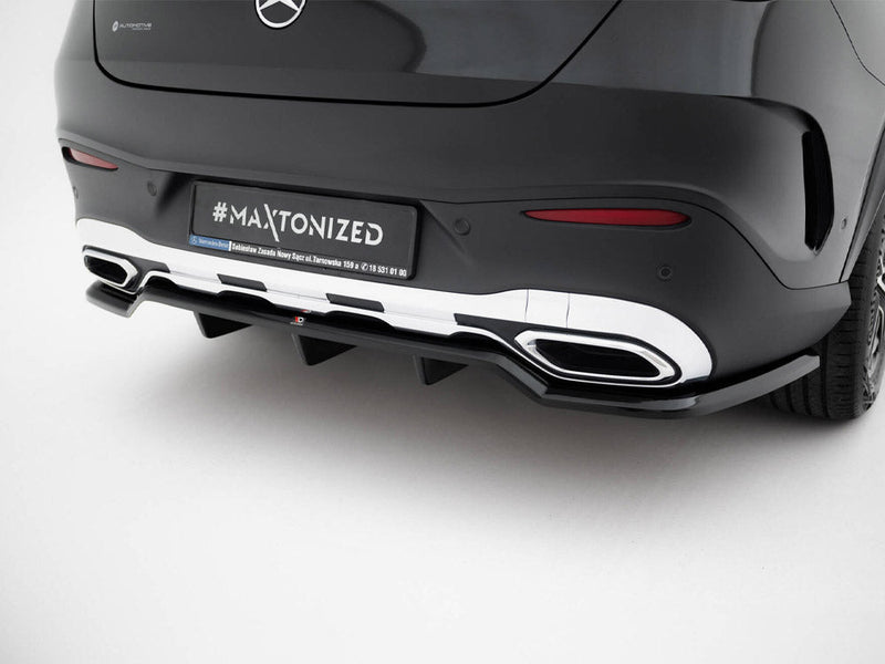 Maxton Design - Rear Splitter (Vertical Bars) Mercedes-Benz GLC Coupe AMG-Line C254